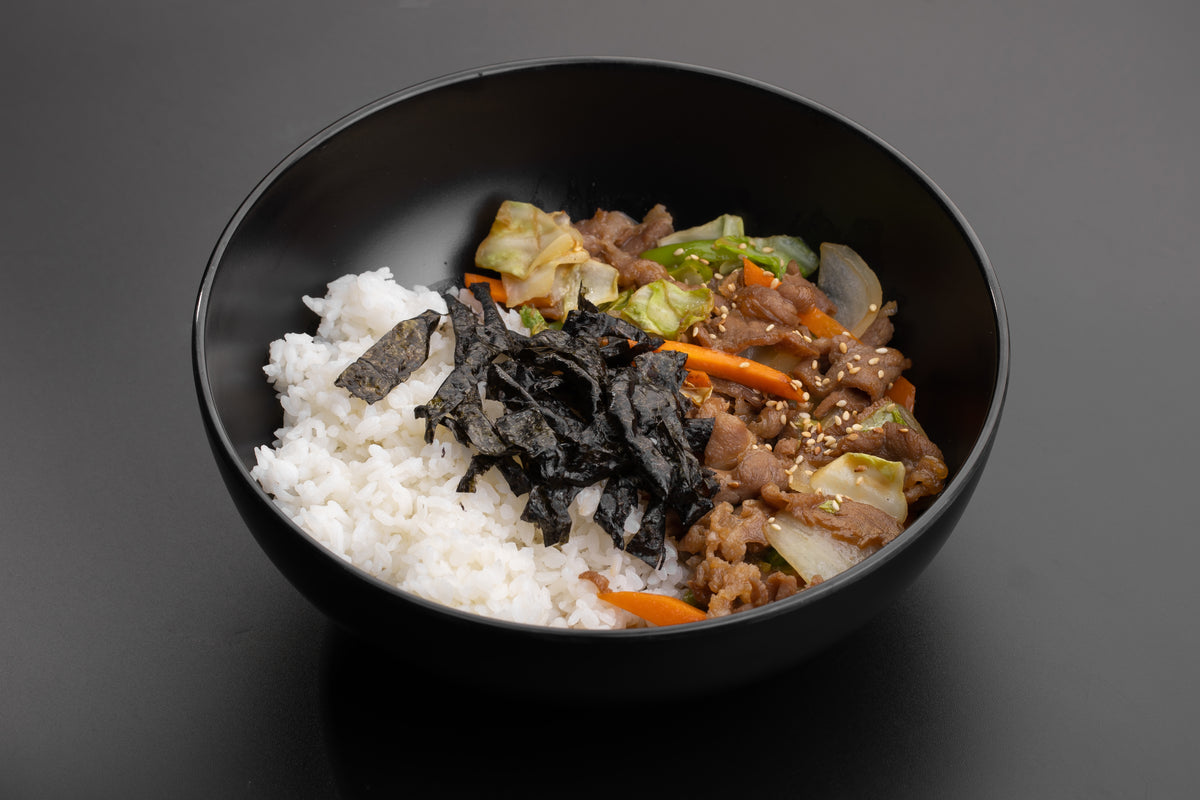 Bulgogi Pork Rice Bowl – Leann's Tea House
